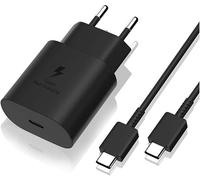 Theoutlettablet® Chargeur mural avec connexion Type-C USB-C - Chargeur ASUS ROG Phone/ZENFONE 5 Y 5Z / ASUS 8z (Noir)