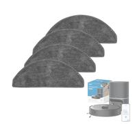theoutlettablet Lot de 4 serpillères de rechange compatibles avec robot aspirateur Tapo RV30 MAX Plus / RV30 / RV20 MAX Plus / RV20