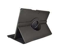 Theoutlettablet® Swivel Holster pour Tablet 360º Bq Aquaris M10 10.1" Book Cover Case Protección delantera y trasera Color Negro