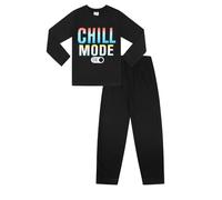 ThePyjamaFactory Chill Mode Long en Coton Pyjamas pour garçon (11-12 Ans)