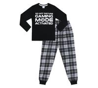 ThePyjamaFactory Do Not Disturb Gaming Mode Activated Long en Coton Pyjamas pour garçon (15-16 Ans)