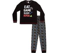 ThePyjamaFactory Eat Game Sleep Controller Long en Coton Pyjamas pour garçon (11-12 Ans)