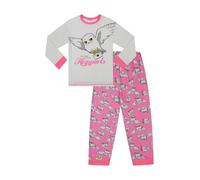ThePyjamaFactory Harry Potter Hedwig I Got My Letter from Hogwarts Longue Rose Ensemble Pyjama pour Filles PJ's pour Enfants (7-8 Ans)