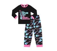 ThePyjamaFactory It's a Taylor Thing, You Wouldn't Understand Noir Bleue Longue Ensemble Pyjama pour Filles PJ's pour Enfants (9-10 Ans)
