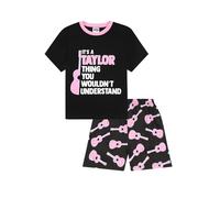 ThePyjamaFactory It's a Taylor Thing, You Wouldn't Understand Noir Rose Courte Ensemble Pyjama pour Filles PJ's pour Enfants (6-7 Ans)