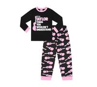 ThePyjamaFactory It's a Taylor Thing, You Wouldn't Understand Noir Rose Longue Ensemble Pyjama pour Filles PJ's pour Enfants (14-15 Ans)