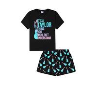 ThePyjamaFactory Pyjama court en coton pour femme It's a Taylor Thing, You Wouldn't Understand Noir Bleu, Noir , 50-52