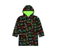 ThePyjamaFactory Sweat à capuche entièrement doublé en polaire pour garçons - Couverture polaire surdimensionnée pour enfants - Noir, Noir , One Size