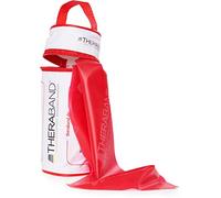 Thera-Band Bande d'exercice dans un paquet Poche fermeture éclair, 2,5 m - rouge - moyen, 2