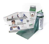 Thera-Band Elastique de gymnastique 2,5 m Avec pochette zippée Vert