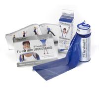 Thera Band ORIGINAL Übungsband Fitnessband inkl. Tasche 2,5 m, Extra Stark BLAU