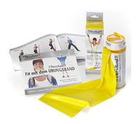 Thera Band ORIGINAL Übungsband Fitnessband inkl. Tasche 2,5 m, Leicht GELB