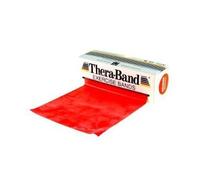 Thera-Band Red stretch exercise band 1.5 Metres with FREE official Manual by Theraband
