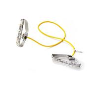Thera-Band Tube élastique avec poignées Jaune clair 1,40 m