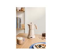 CREATE Cafetière italienne électrique THERA MOKA ELECTRIC 300 ml 6 tasses maintien au chaud Sable