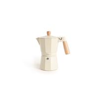 CREATE Cafetière italienne THERA MOKA RETRO Aluminium 9 tasses 450 ml Blanc cassé
