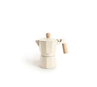CREATE Cafetière italienne THERA MOKA RETRO Aluminium 6 tasses Blanc cassé