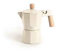CREATE Cafetière italienne THERA MOKA RETRO Aluminium 6 tasses Blanc cassé