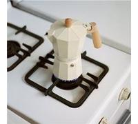 THERA MOKA RETRO - Cafetière Italienne Blanc Cassé