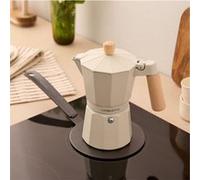 THERA MOKA RETRO - Cafetière italienne - Blanc cassé Blanc G