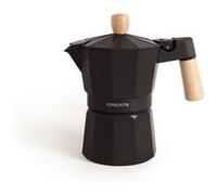 CREATE Cafetière italienne THERA MOKA RETRO Aluminium 6 tasses Noir