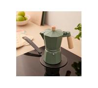 CREATE Cafetière italienne THERA MOKA RETRO aluminium 6 tasses adaptateur induction Vert sauge
