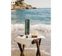 THERA MOVE - Cafetière Espresso Portable 15 bars Pour Capsules Et Café Moulu Vert Sauge