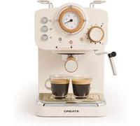 THERA RETRO - Cafetière expresso - Blanc cassé Jaune G