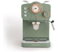 CREATE Cafetière expresso THERA RETRO – 15 bars, 1100 W, réservoir 1,25 L – Sauge