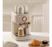 THERA RETRO PRO - Machine à café expresso semi-automatique 20 bars - beige Sable G