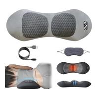 TheraBack 3-in-1 Back Therapy, 2026 Upgraded Back Massager, With Warming, Pulling & Vibration Functions, Easy Stress Relief, Promotes Relaxation of The Waist, back, Neck (Light gray)