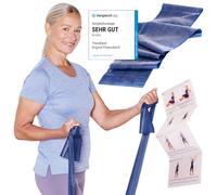 TheraBand Bande de fitness originale - 2,5 m - Bande de résistance pour entraînement complet du corps, force et flexibilité - Idéal pour la physiothérapie, le fitness et le sport - Bleu