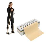 THERABAND Bande de résistance Originale en Latex - Rouleau de Rangement de 5,5 m, 100% Latex Naturel, idéal pour la rééducation, Le Conditionnement Musculaire, l'entraînement Complet du Corps, 8