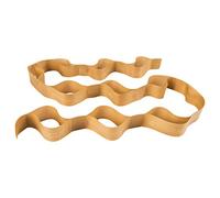 Theraband Bande élastique d'exercice CLX avec boucles consécutives, Bande professionnelle sans latex pour la kinésithérapie, 2,5 m prédécoupés, 11 boucles, Or, résistance de 6.5 kg à l'étirement