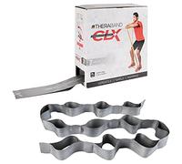 TheraBand – Bande élastique CLX avec boucles consécutives, sans latex, 22 m, argent