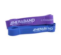 THERABAND Lot de 2 Bandes de Haute résistance élastiques pour améliorer la flexibilité, la rééducation des blessures et Les entraînements complets du Corps, Bandes élastiques très résistantes pour Le