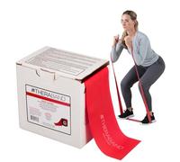 THERABAND Resistance Band 50 Yard Roll, Non-Latex Professional Elastic Stretch Bands for Upper & Lower Body Exercise Workouts, Physical Therapy, Lower Pilates, Flexibility, & Rehab, Dispenser Box