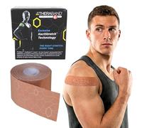 THERABAND Rouleau de Ruban de kinésiologie - 5 m x 5 cm - Beige - Taille Unique