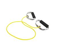 THERABAND Tube de résistance Professionnel en Latex avec poignées Souples pour Exercice, physiothérapie, Pilates inférieurs, entraînements à Domicile et rééducation, Jaune