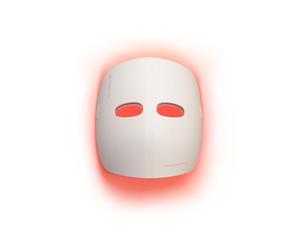 Therabody TheraFace Mask Glo | Masque LED sans Fil pour Les Soins de la Peau avec lumière Rouge, Bleue et Infrarouge et Massage apaisant du Cuir chevelu pour Une Peau radieuse et éclatante