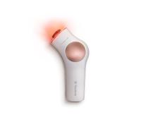 TheraFace PRO - Appareil de massage facial portable - Thérapie électrique pour le visage et les soins de la peau - Traitement 8 en 1 avec anneaux de thérapie par microcourant et lumière LED - Blanc