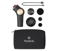 Therabody Appareil visage TheraFace PRO 6‑en‑1 – Percussion, Microcourant, LED Bleu/Rouge (Noir)