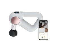 Theragun Sense Percussion Pistolet de massage personnel pour tissus profonds avec routine de respiration préchargée pour soulager le stress, la douleur et les douleurs musculaires-Blanc