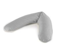 Theraline 52024202 le confort Coussin d'allaitement avec housse en jersey Gris 180 cm