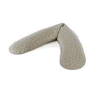 Theraline Coussin d'allaitement avec housse en forme de feuille 190 cm