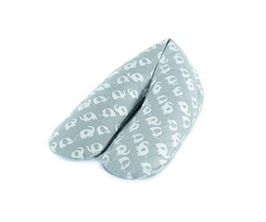 THERALINE Coussin d'allaitement confort | rempli de microbilles de sable | avec housse extérieure | 180 cm