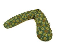 Theraline Housse de rechange pour coussin de grossesse et d'allaitement d'origine, 190 cm, en 100 % coton, couleur : pissenlit vert foncé