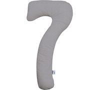 Theraline L’oreiller de grossesse et coussin d'allaitement 150 cm accessoires d'allaitement, gris