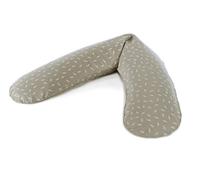 Theraline Le coussin d'allaitement original | 190 cm | Rembourrage en microperles | avec housse de danse feuilletée