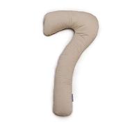 Theraline my7 Bamboo Collection Housse de rechange pour coussin de positionnement latéral en viscose de bambou fine + coton bio, collection bambou cappuccino